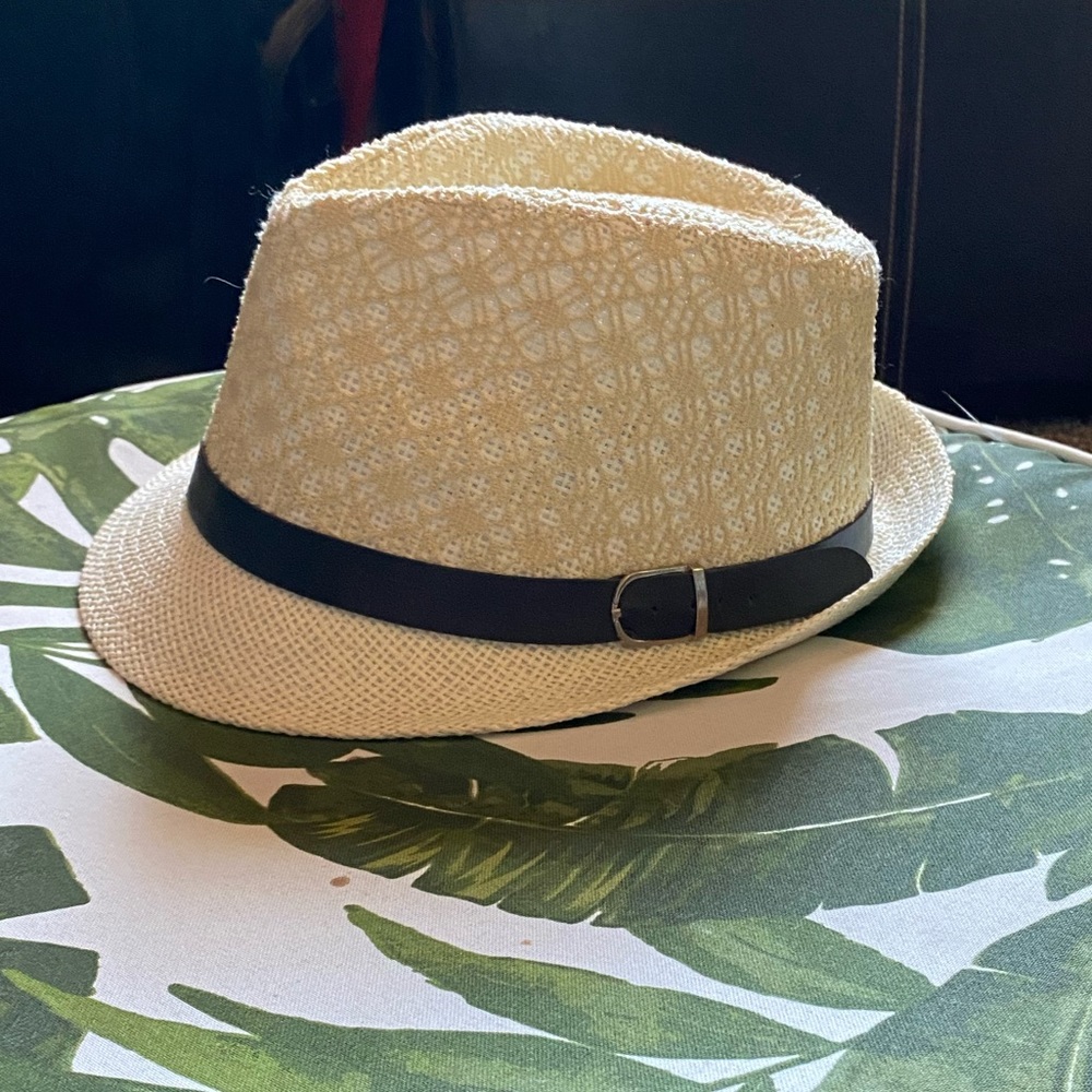 Cream Fedora Hat